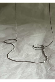 Heliophilia Silver Collar de Acero Plateado de 60 cm